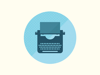 Typewriter Icon custom icon illustration