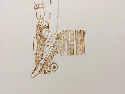 Slr art illustration paper pen pencil sketch
