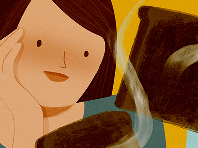 Toast editorial illustration