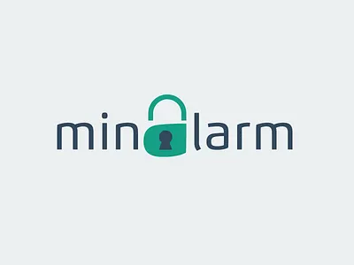 minalarm identity alarm flat home automatization identity logo security