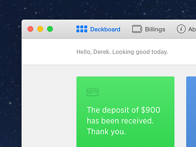 Deckboard deck gotham gotham narrow helvetica neue icons os x pilot toolbar yosemite