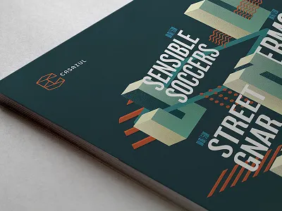 Poster Close-up blue casaul design graphic logo noise patterns poster texture type typography