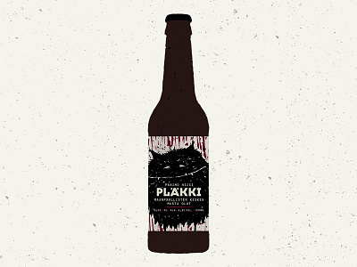 Bottle mockup beer bottle illustration mockup