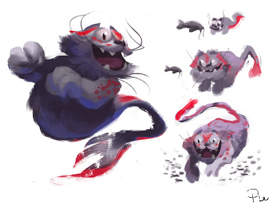 Namazu character design drawing illustration painting