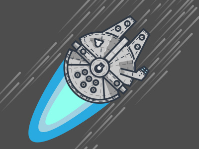 The Kessel Run illustration star wars