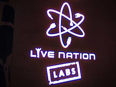 Labs Logo (in all it's gobo glory) atom gobo livenation livenationlabs