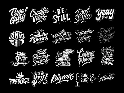 Lettering selected 2020 brandidentity branding costum text design emblemlogo graffiti graphic design handlettering illustration lettering logo logo podcast logotext metal logo tshirt design type typeface typography typography tshirt wordmark