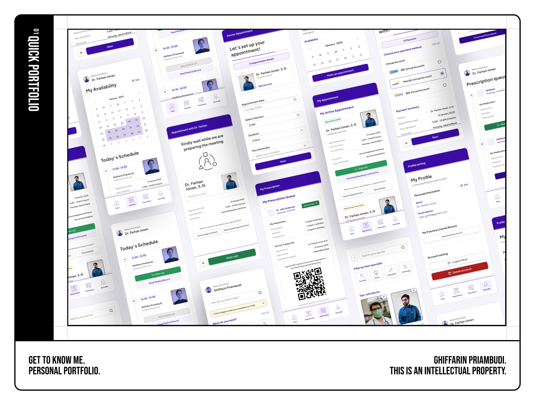 Doctor Online Consultation App for PT Sistem Integrasi Medika doctor consultation app interface landing page mobile app study case ui uiux