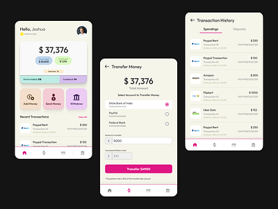 Fintech App Concept figma ui