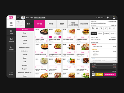 Eat POS - User Interface Design figma ui