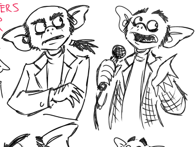 Even More Simon character design goblin mixed humanoid mayhem simon peters