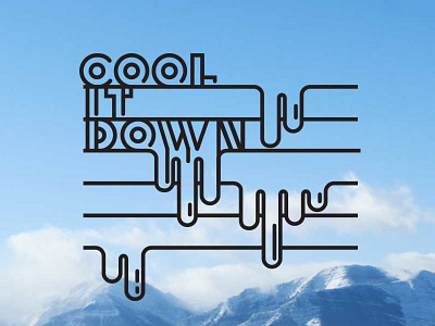 Cool It Down lettering