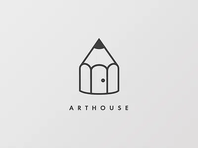 ArtHouse Logo art clean creative house logo
