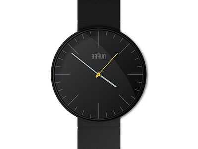 Braun Watch braun watch clock illustrator vector watch wrist watch