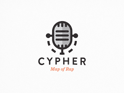Cypher Logo cypher hip hop logo mic microphone music rap
