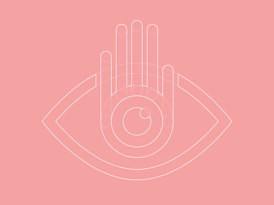 Eeye | WIP behance eye flat geometric grid hand logo logodesign wip