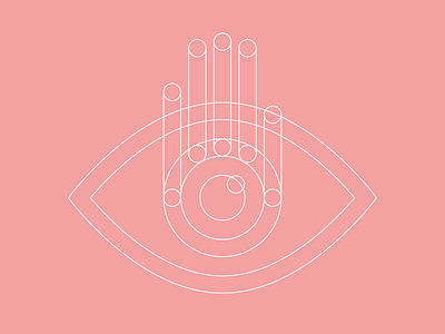 Eeye | WIP behance eye flat geometric grid hand logo logodesign wip