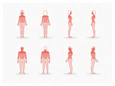 Bodies doctor healthcare illustration ui web