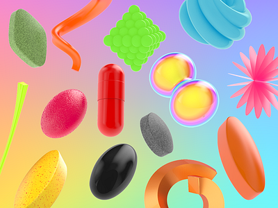 Pills 3d lookatme pills weird