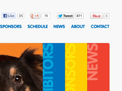 Newfoundland Labrador Pet Expo Website Navigation banner carousel design development share social website