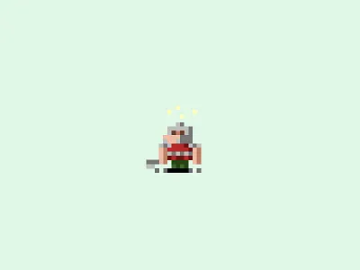 Ram Man 8 bit character motu pixel