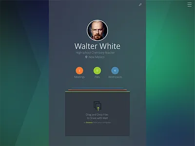 Drag and Drop Concept 2 drag and drop multiple cards profile page