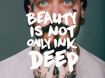 Book Cover Mk. II alternative book cover ink tattoo tattoos typography