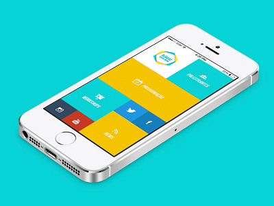 Alagoas Social Media App app asm dashboard flat ios iphone media metro minimal mockup retro social