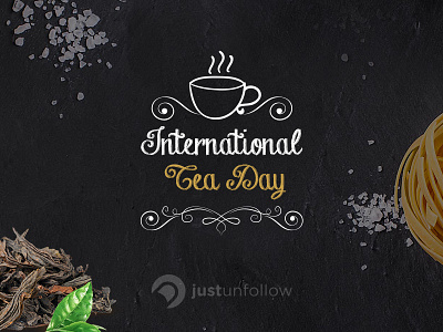 International Tea Day day design illustrartion international tea