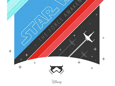 The Force Awakens awakens falcon force illustration millennium poster star wars xwing