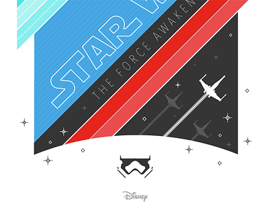 The Force Awakens awakens falcon force illustration millennium poster star wars xwing