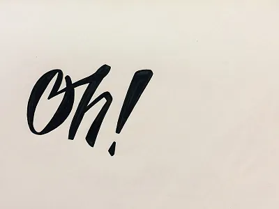 Oh! handlettering lettering