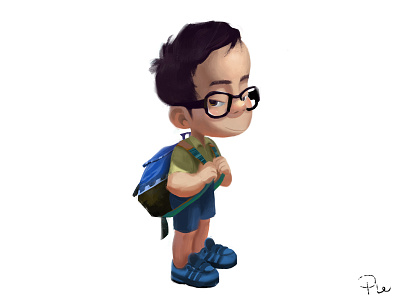 Ichiro character design drawing illustration painting