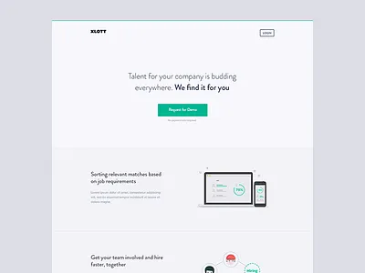 landing page - early draft brandon grotesque india interface landing page marketing minimal web web app