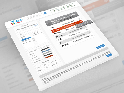 Housing Statistics Wiget admin house housing panel statistics wiget