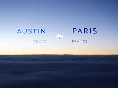 Vacation! airplane austin finally going i insane paris vacation was whew