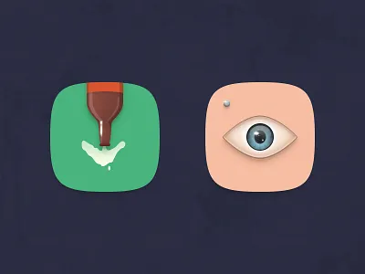 Down&Camera camera down eyes icons rock theme