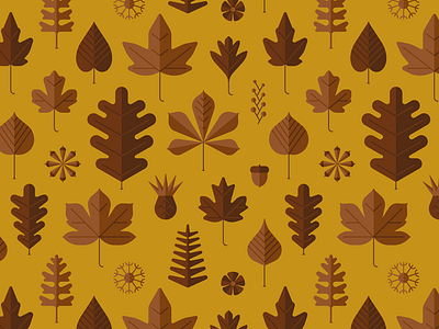 Fall pattern dandelion fall leaf leaves maple oak pattern