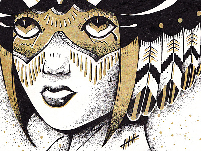 Gold Scar - Anthony Sekyere 40fathoms art cottonrag giclee gicleeprint highquality illustrator poster posters print printed prints