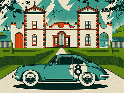 Villa - Calvin Sprague 40fathoms art cottonrag giclee gicleeprint highquality illustrator poster posters print printed prints