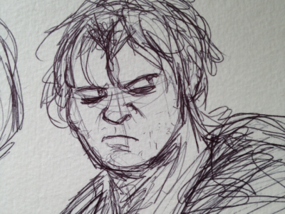 Sketchbook: Dean Ambrose dean ambrose drawing portrait sketchbook wwe