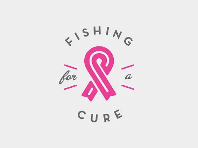 Fishing for a Cure awareness cancer fishing pink ribbon