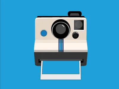 Polaroid One Step Illustration photography polaroid vector