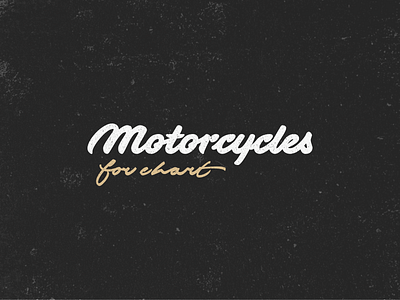 Motorcycle logo brush custom lettering letters logo logotype motorcycle motorcycles typography vector vintage