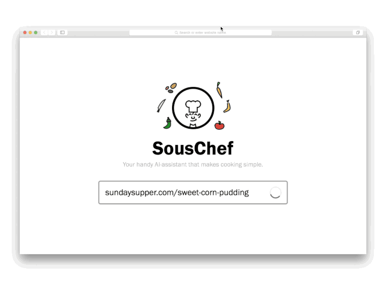 SousChef framer framerjs interface interface design prototype prototyping ui ui design