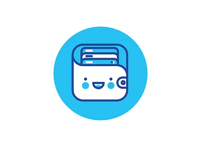 Walley face happy money sale saving wallet