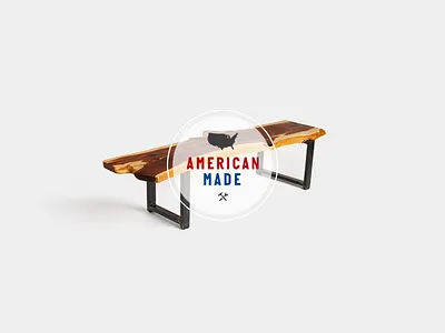 'American Made' Sub-brand study american badge branding design identity lock up lockup logo sub brand type