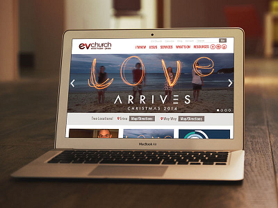 Ev Church church modern website white