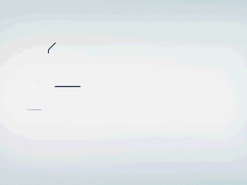 Video presentation animation blue flat minimal presentation red video