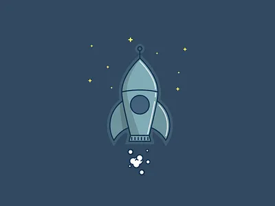 Space rocket WIP illustration rocket space spaceship universe vector